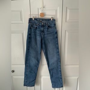 American Eagle (AE) Stretch '90s Straight Jeans | size 10 EXTRA LONG/TALL